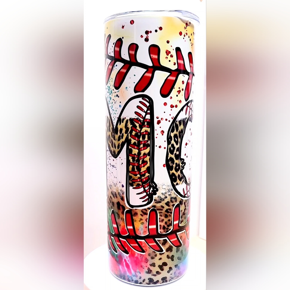 Baseball Mom Sublimation Tumbler